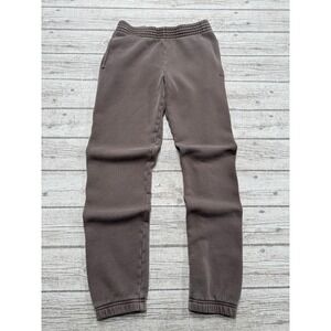 TNA Aritzia Joggers Womens XS Brown Sweatfleece Cozy Fleece Perfect Fit Athletic